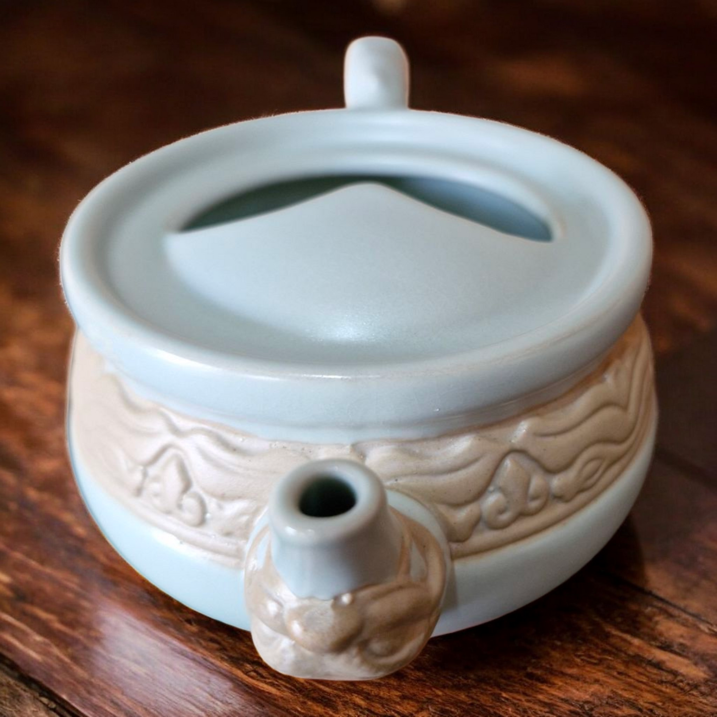 Chinese Dragon Mouth Tea Set for One - Teapot and Cup - Gift Box