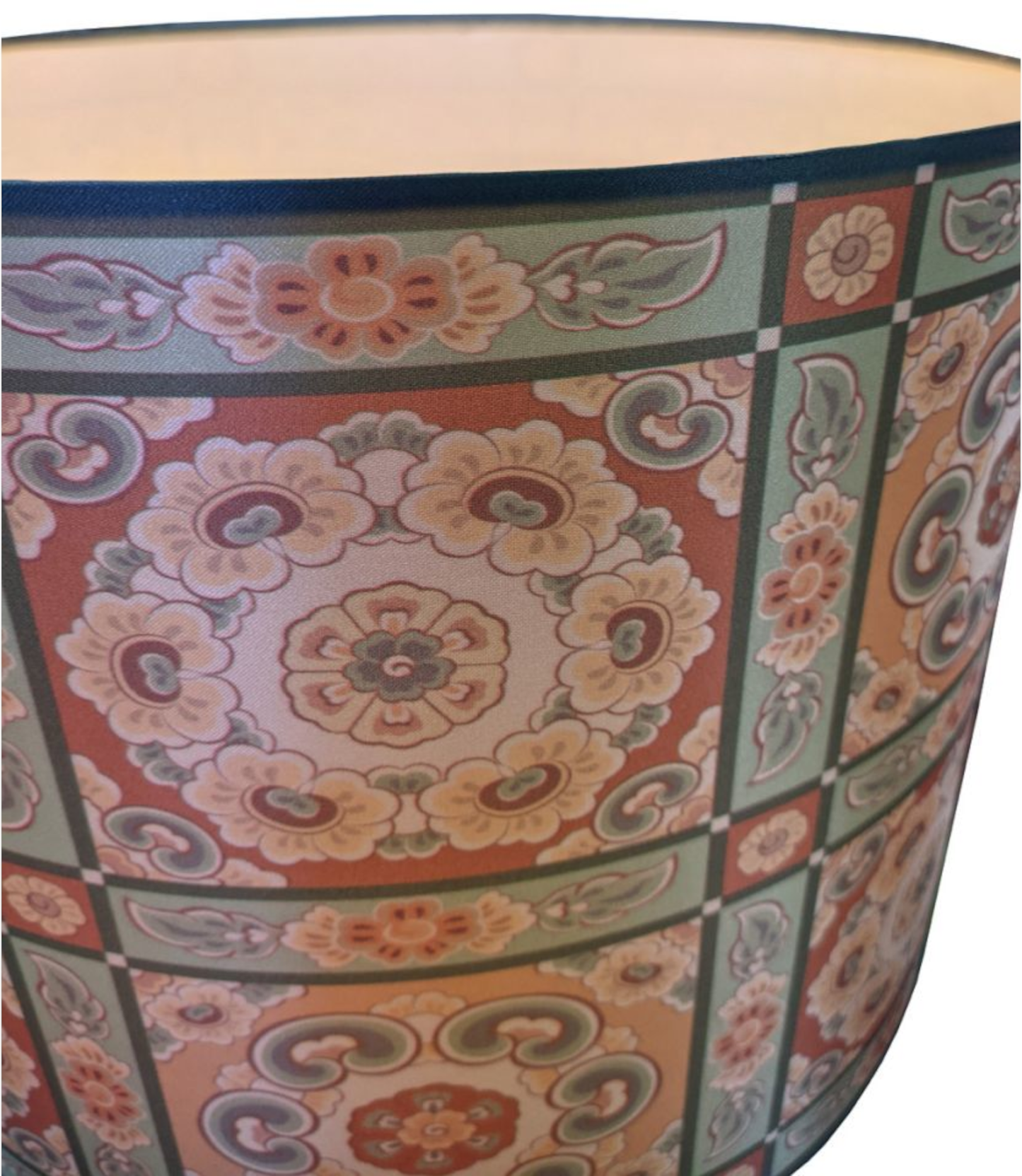 Chinese Vase Table Lamp with Shade - Dunhuang Apsara Pattern - 57cm