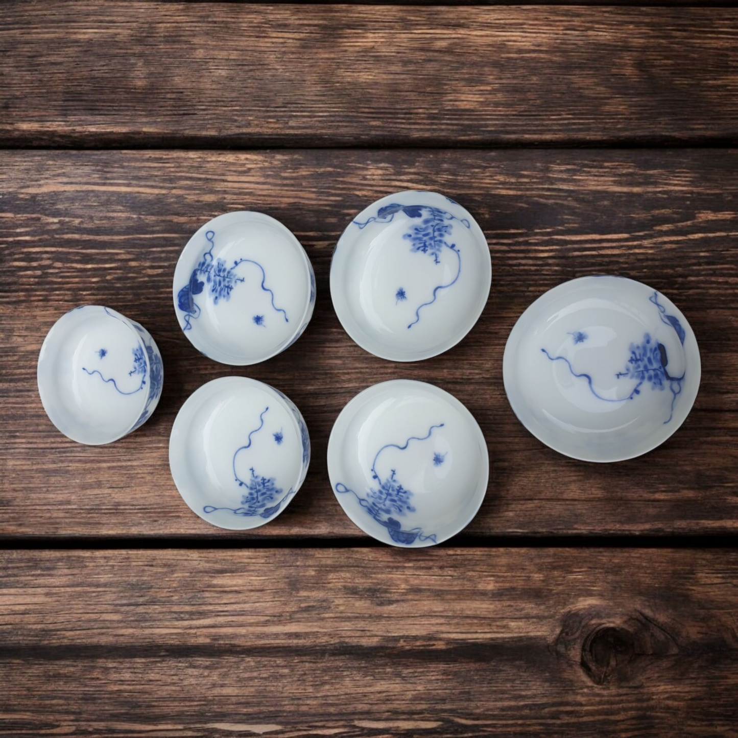 Chinese Blue and White Glory Luxury Tea Set with Jug and Strainer - Gift Boxed