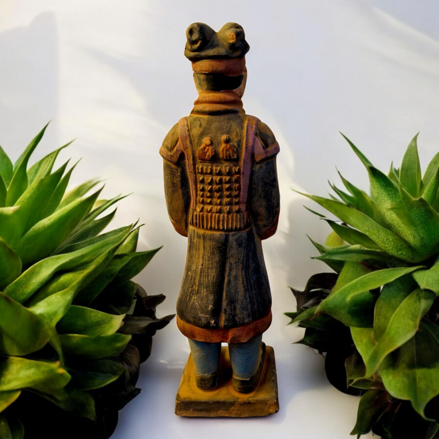 Terracotta Warriors - Set of 3 Figures - Painted Colours - 20cm