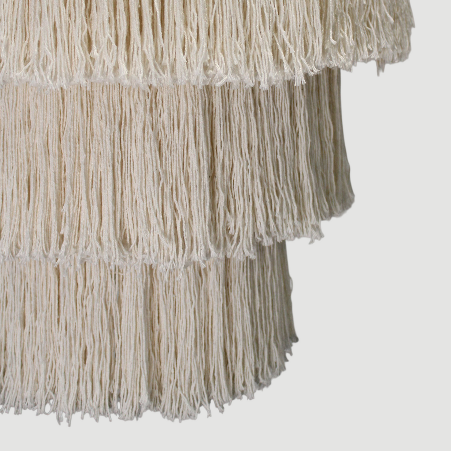 Macrame Soft Chandelier - Natural Colour - Natural Material - 80cm x 50cm