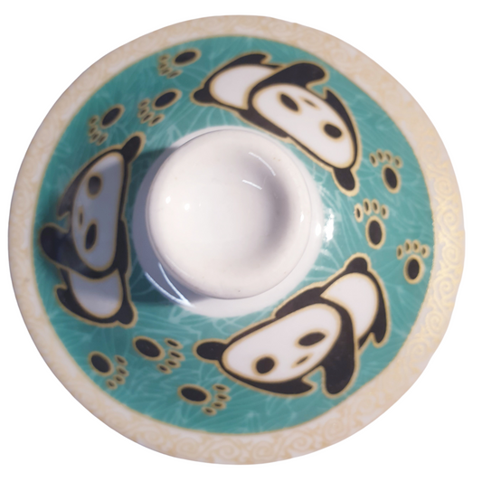 Replacement Ceramic Lid for Chinese Tea Mug HQM030