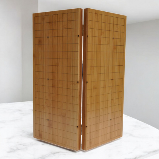 Chinese Go Game - Wei Qi - Folding Bamboo Board - 47cm